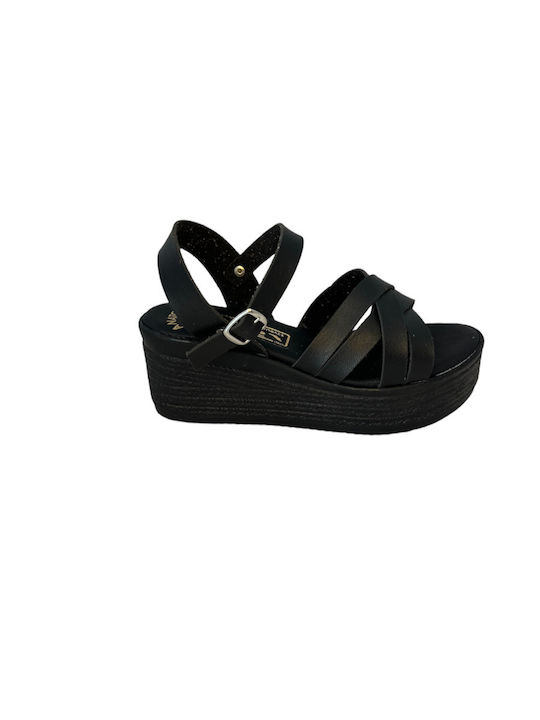 MelShoes Πλατφόρμες Schwarz