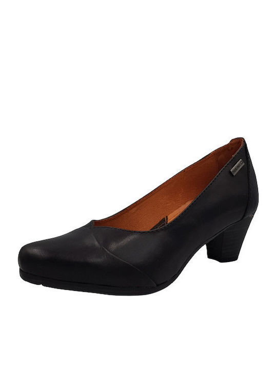 Pikolinos Leather Black Heels
