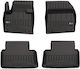 Frogum Σετ Μπροστινά και Πίσω Πατάκια 4τμχ για Citroen C5 2008-2017 Μαύρα