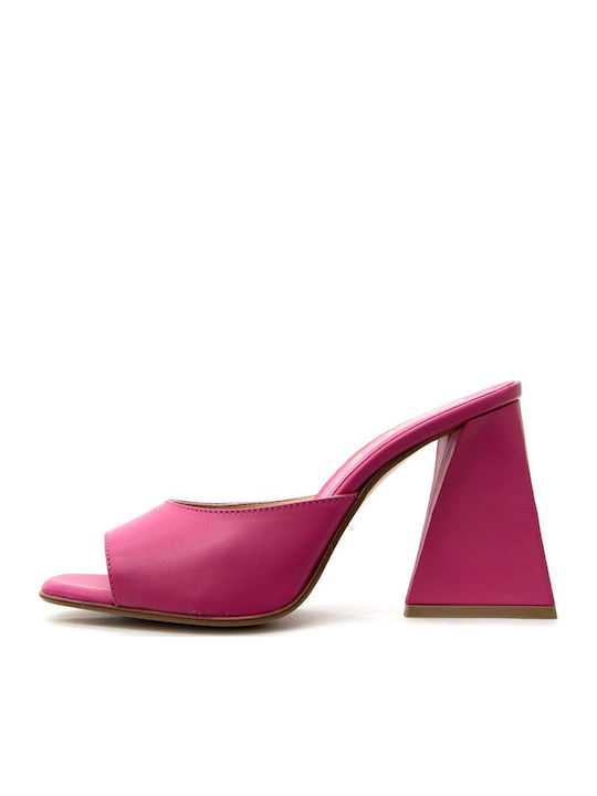 Once Leder Mules Fuchsie NC-DIA01-L