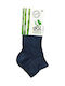 Dal Men's Solid Color Socks DENIM BLUE