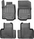 Frogum Set of Front and Rear Mats 4pcs for Mercedes-Benz ML 2011-2015 Black