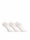K Socks Men's Solid Color Socks White 3Pack