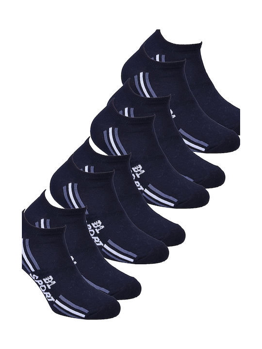 Moda4u Men's Socks Black 4Pack