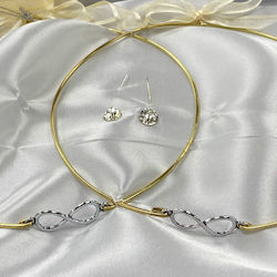 Georgiou Silver Plated Wedding Crowns