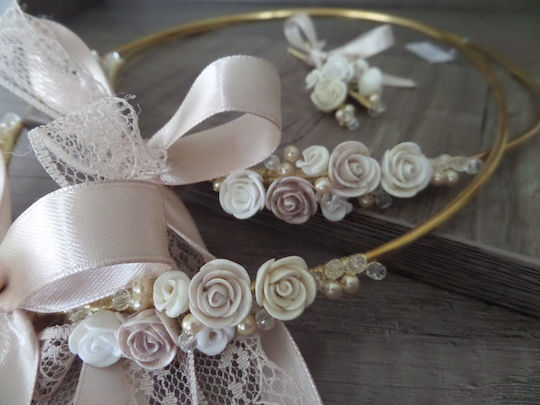Handmade Порцеланови Сватбени Венци