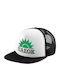 Πασοκ Καπέλο Ενηλίκων Soft Trucker Δίχτυ Black White Polyester Ενηλικων Unisex One Size