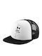 Fortnite Marshmello Καπέλο Ενηλίκων Soft Trucker Δίχτυ Black White Polyester Ενηλικων Unisex One Size