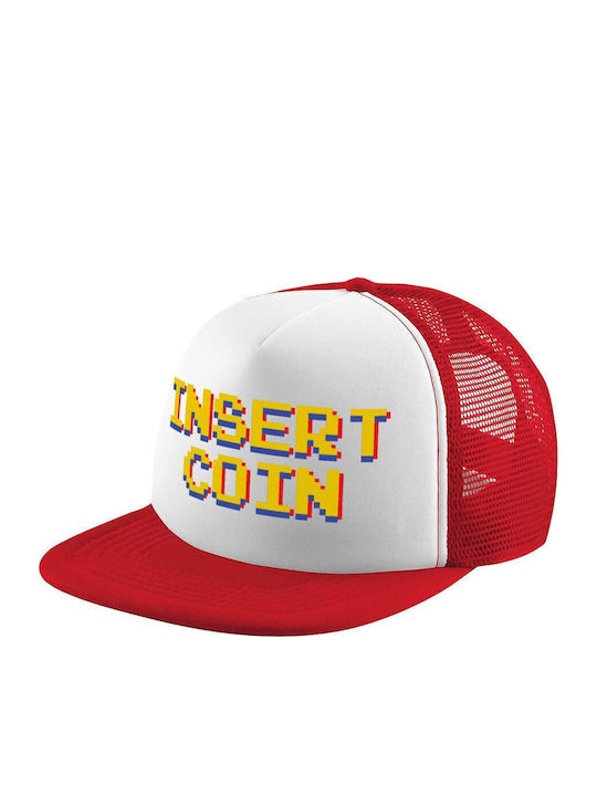 Insert Coin Καπέλο Ενηλίκων Soft Trucker Δίχτυ ...