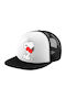 Pălărie Snoopy Adult Trucker Moale Plasă Negru Alb Poliester Unisex Adult Mărime Unică