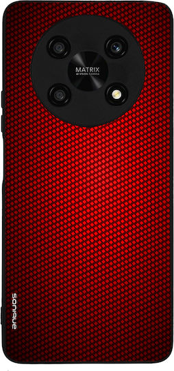 Carcasă Sonique Carbon Series pentru Honor Magic4 Lite 5G Roșu