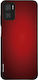 Sonique Carbon Serie Hülle für Motorola Moto E22 4G Rot