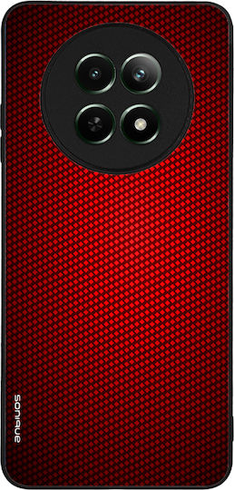 Sonique Carbon Series Калъф Realme Realme 12 5g Realme 12x Червен