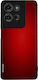 Sonique Carbon Series Case for Motorola Moto G75 5G Red