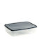 Viomes Microwave Plastic Lunch Box Transparent 38x28cm