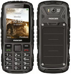 MaxCom Strong MM920: Single SIM Resistant Mobile with Buttons Black