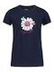 Παιδικό T-shirt Black-blue