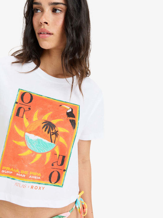 Atlas Oceanregular Women's T-shirt Bright White