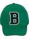Cool Club Kids' Fabric Green Jockey Hat