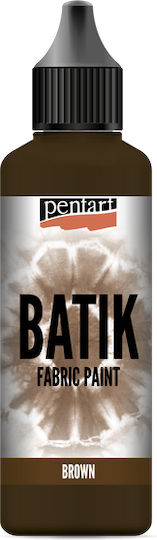 Batik Paint 80 Ml Pentart Μπατίκ Ύφασμα Καφέ