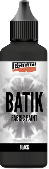 Batik Paint 80 Ml Pentart Μπατίκ Ύφασμα Μαύρο
