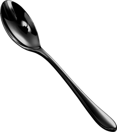 Ready Spoon Set Dinner Stainless Black 20cm 12pcs
