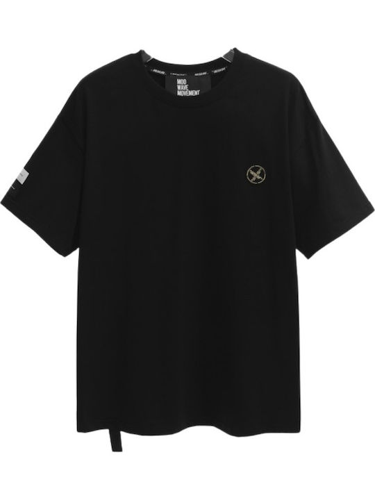 Mod Wave Movement T-Shirt Black