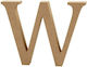 MDF-Buchstabe 13cm Dicke 2cm W