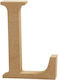 MDF-Buchstabe 13 cm Dicke 2 cm L