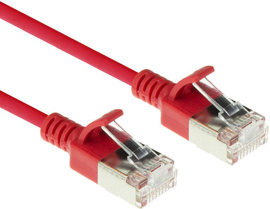 Intronics U/FTP (STP) Cat.6a Ethernet Network Cable 3m Red 1pcs