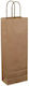 Eco Kraft Paper Bag for Gift Brown 14x38x8.5cm.
