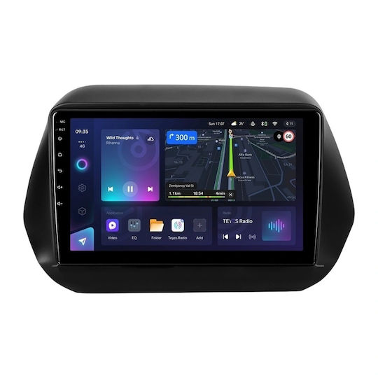 Teyes Auto-Audiosystem 2 DIN Bluetooth USB Eingebautes Wi-Fi GPS Apple CarPlay Android Auto mit 9 Zoll Touchscreen