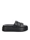 Women's Flat Sandals in Black Color