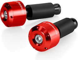 Paraxite Handlebar Counterweights in Red color