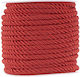 Dreisträngige rote Schnur 6mm x 10m