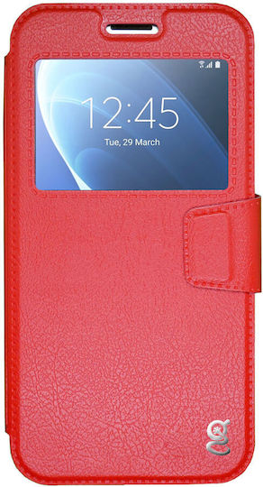 Husă Huawei P20 Pro Tip Book Stil Închidere Magnetică Fereastră Gekko S-view Roz