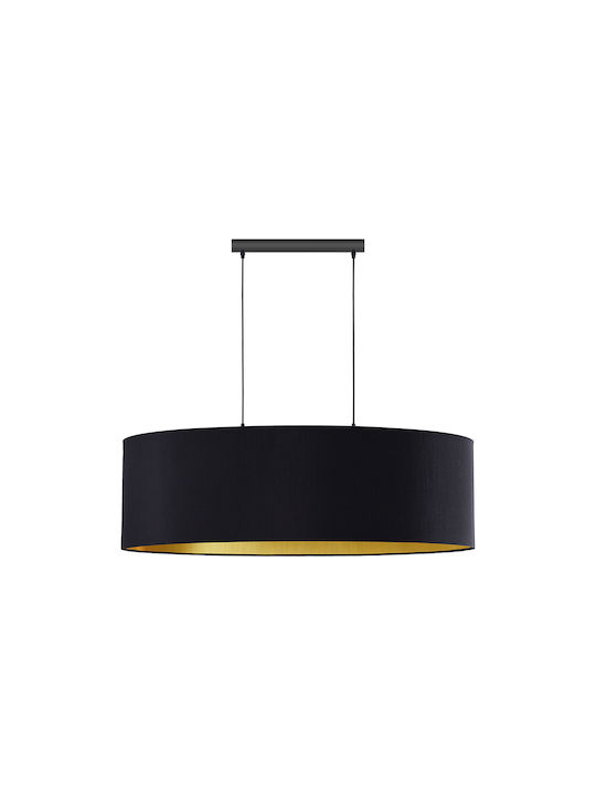 Gallis Lustră Negru cu Dulie E27 80x80cm.