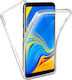 Case Samsung M20 M205 Full Body Gekko 360° Front+back Silicone+plastic Transparent