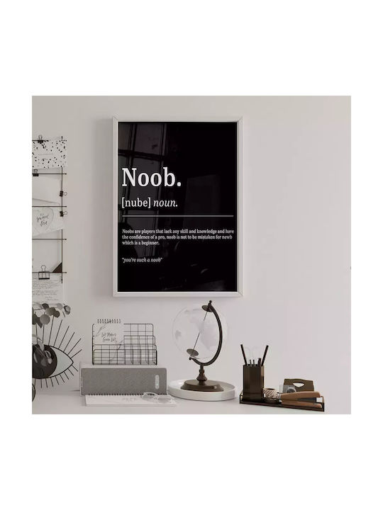 Poster Gaming Noob Gm153 21cm X 30cm Ramă Premi...