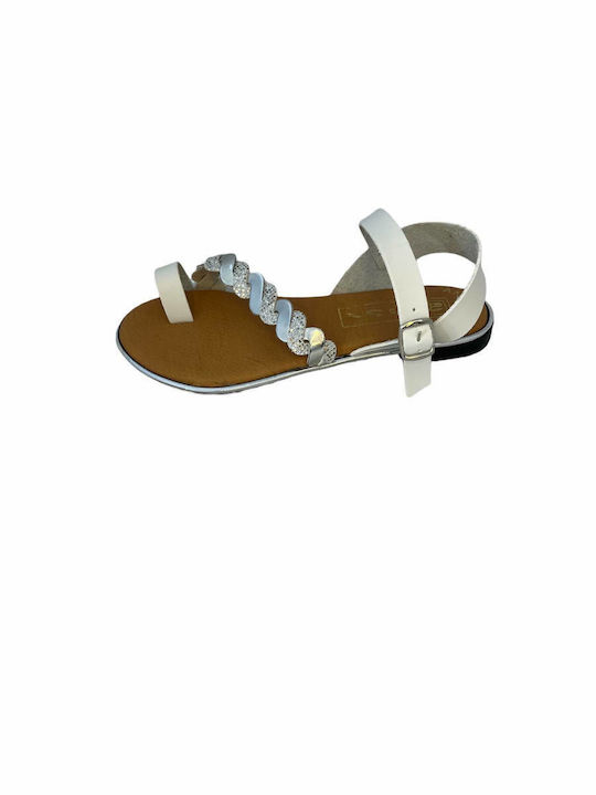 MelShoes Sandale Albe