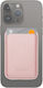 Husă Card Magnetic Compatibilă Magsafe Piele Universală iPhone 12 iPhone 13 iPhone 14 Gekko Walletmag Roz Sand Opal Roz