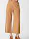 Damen Stoff Hose Brown