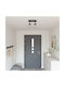 vidaXL Deckenleuchte 33cm Gray mit Fassung E27