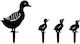Aberto Design Decorative Garden Metal 4pcs 565TNL1401