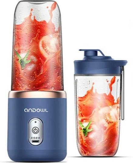 Blender with Plastic Jug 350 ml Blue Q-L350