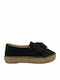 Women's Suede Espadrilles Black