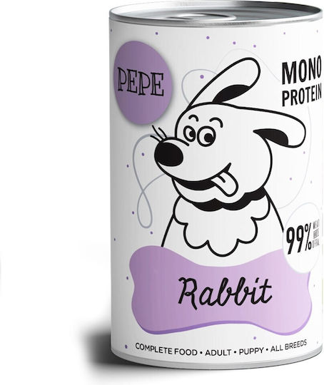 Paka Zwierzaka Wet Food Dogs with Rabbit 400gr