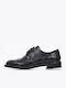 Leder Damen Derby in Schwarz Farbe