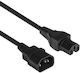 Захранващ кабел IEC320 C14/C15 2.5м