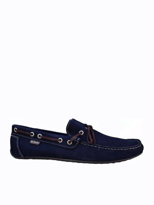 Dj.Santa Herren Mokassins Blau Dj.Santa Herren Mokassins Blau